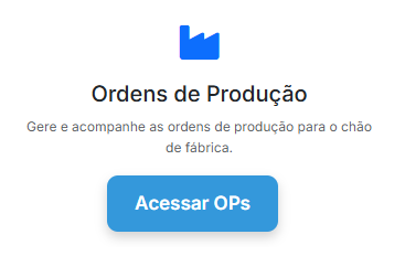 Demonstração de Ordens de Produção